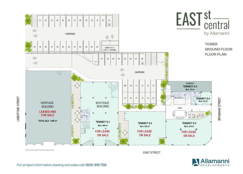 East St Central, Ground Floor Plan