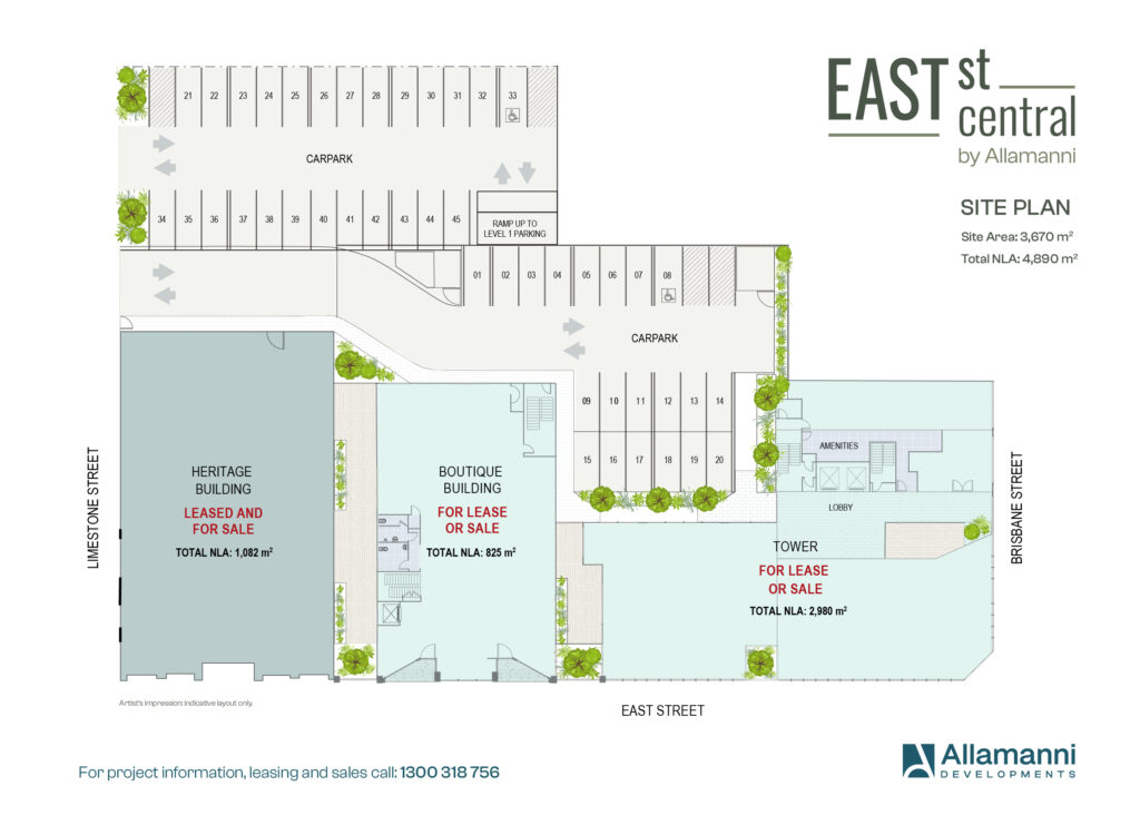 Allamanni Developments, East St Central site plan